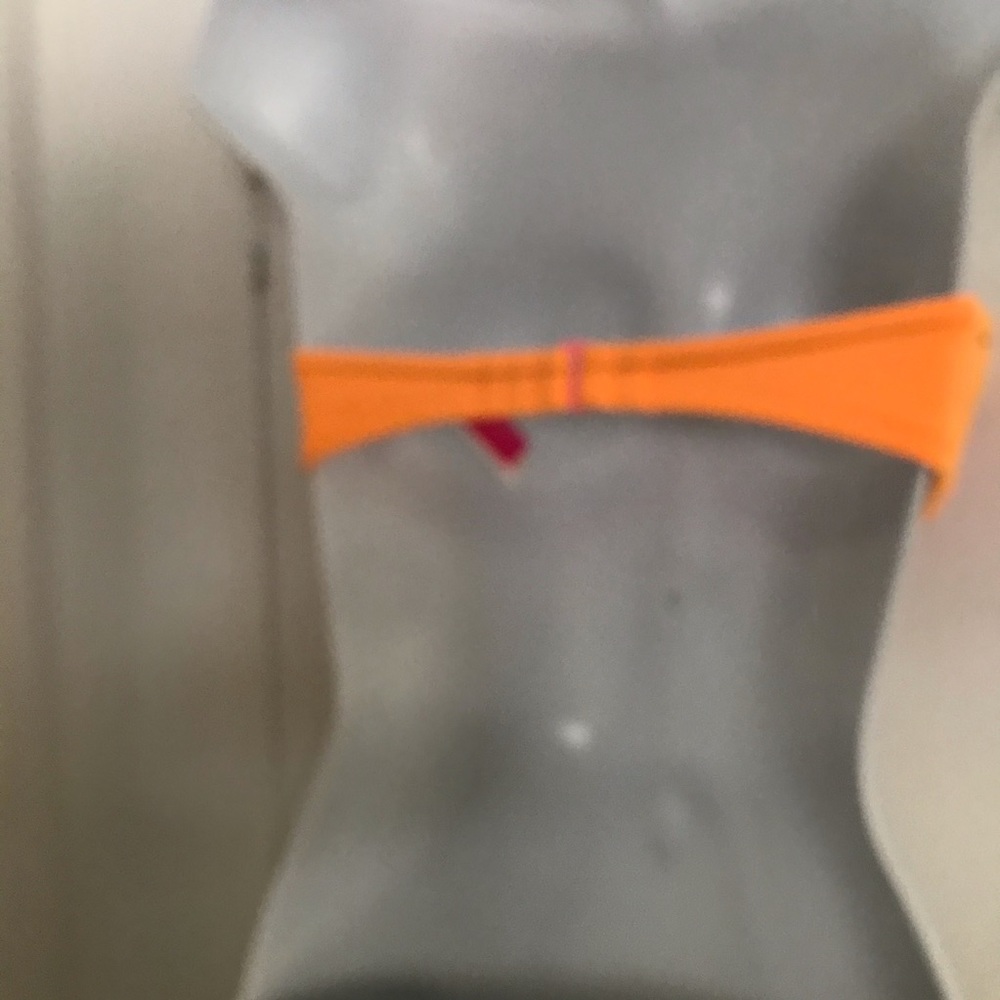 Victoria Secret Colorblock Bandeau Bikini Top 32B - Picture 3 of 10